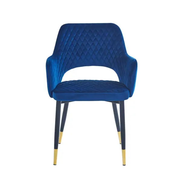 Krzesło tapicerowane niebieskie K3-FX przód